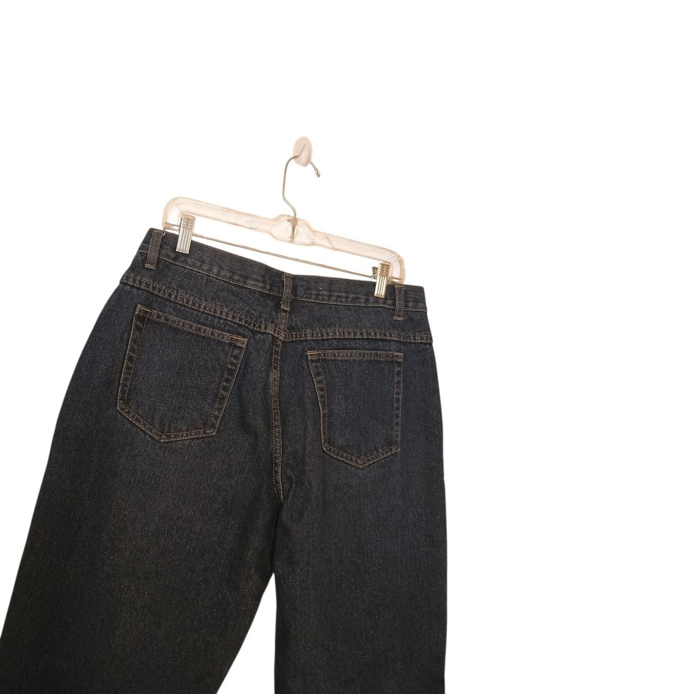 COTTAGE STREET Women's Relaxed Fit Straight Leg Med Wash Blue Mom Jeans Size 14T - Picture 5 of 9